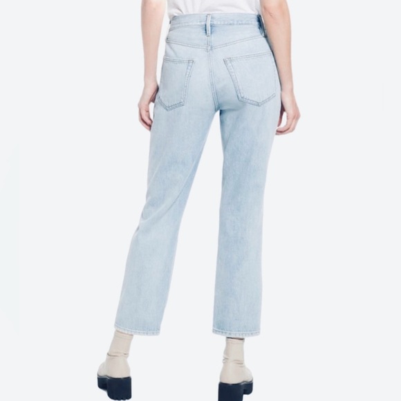 NWOT FRAME Le Original High-waisted Button Fly in Natoma Grind Wash Size 25 - Picture 6 of 8